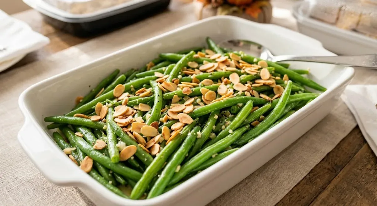 Green Beans & Almonds — halal catering in Los Angeles · Carthage Kitchen