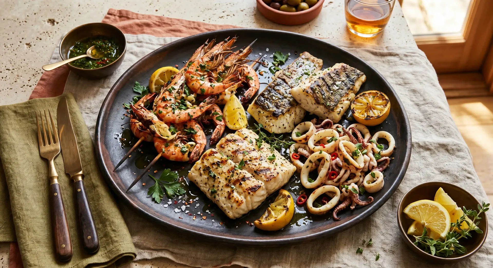 Grilled Seafood