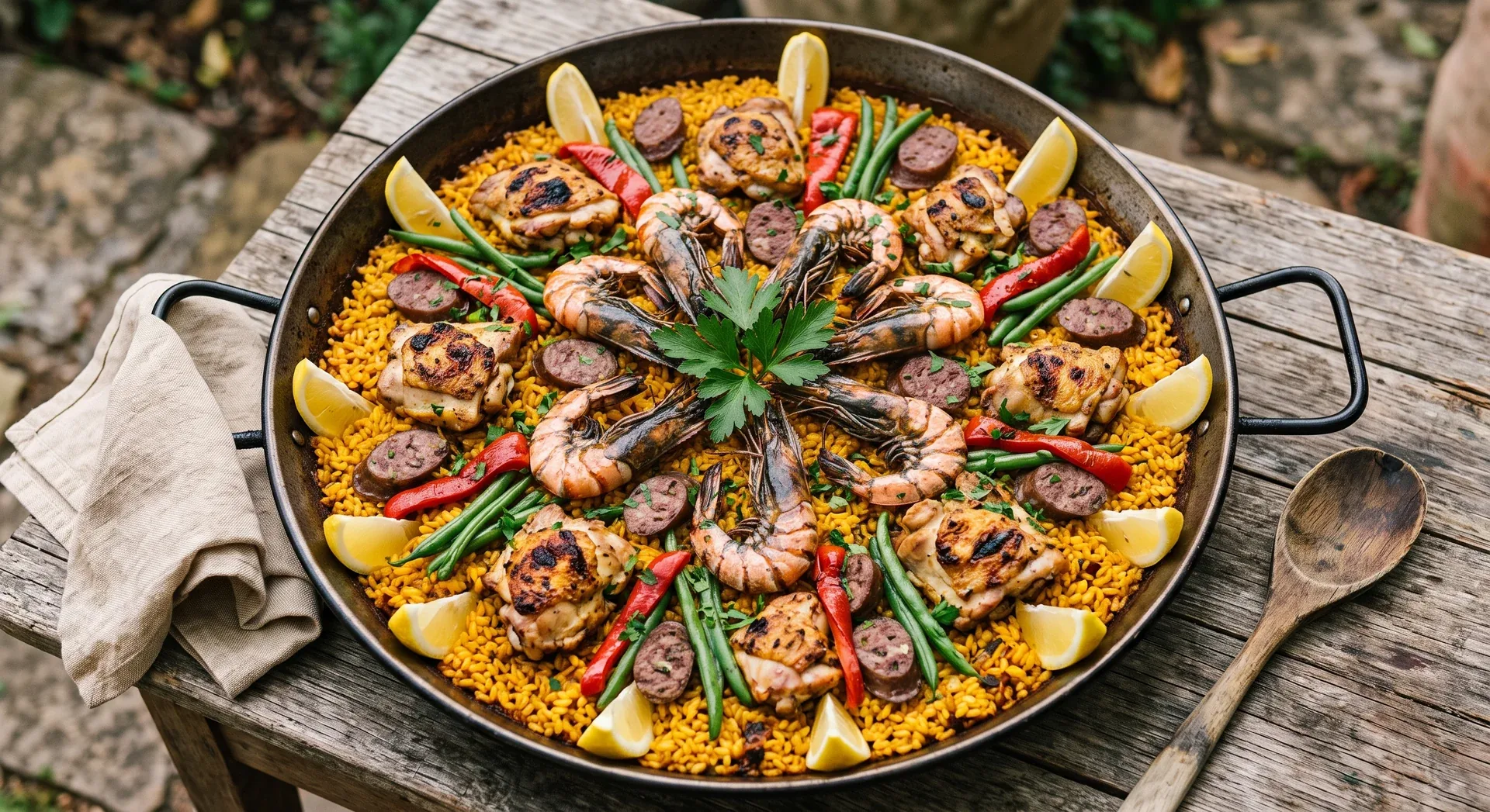 Mixed Paella — halal catering in Los Angeles · Carthage Kitchen