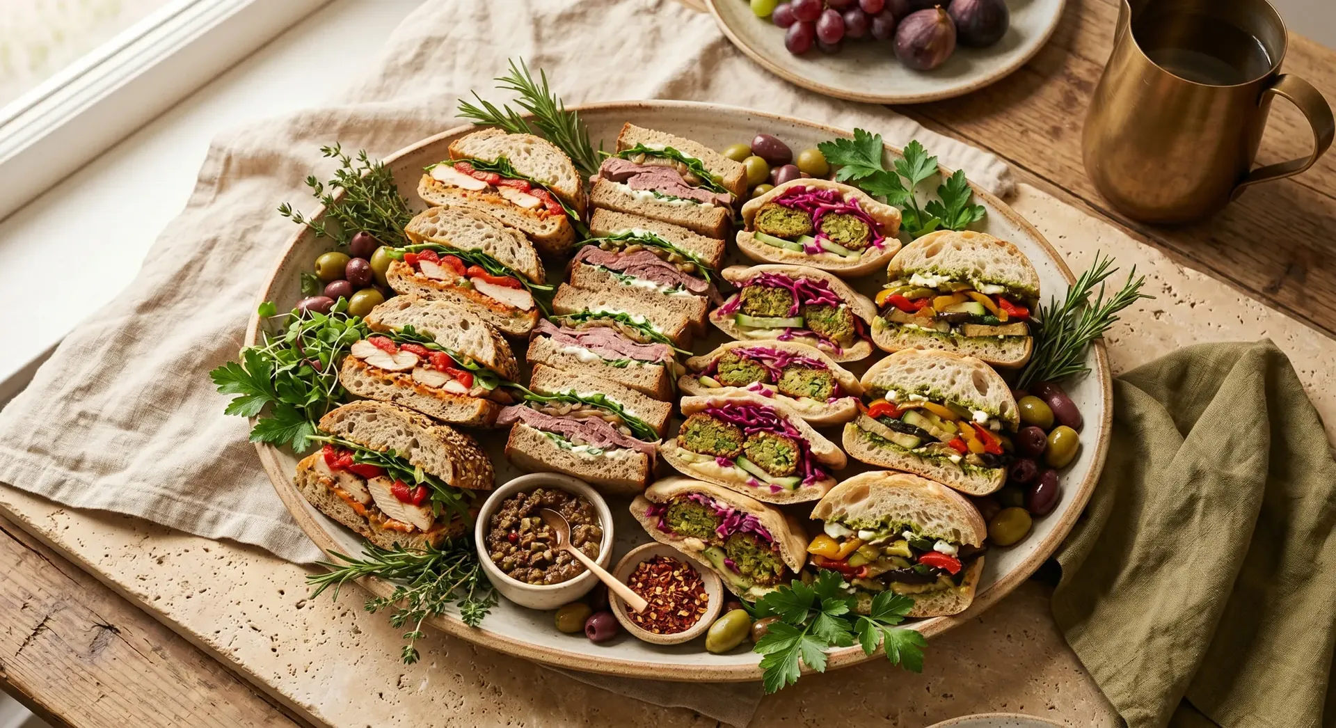 Mixed Sandwich — halal catering in Los Angeles · Carthage Kitchen