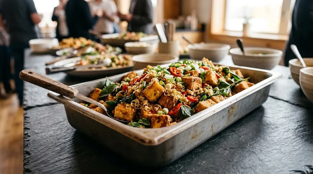 Lemongrass Chili Tofu — halal catering in Los Angeles · Carthage Kitchen