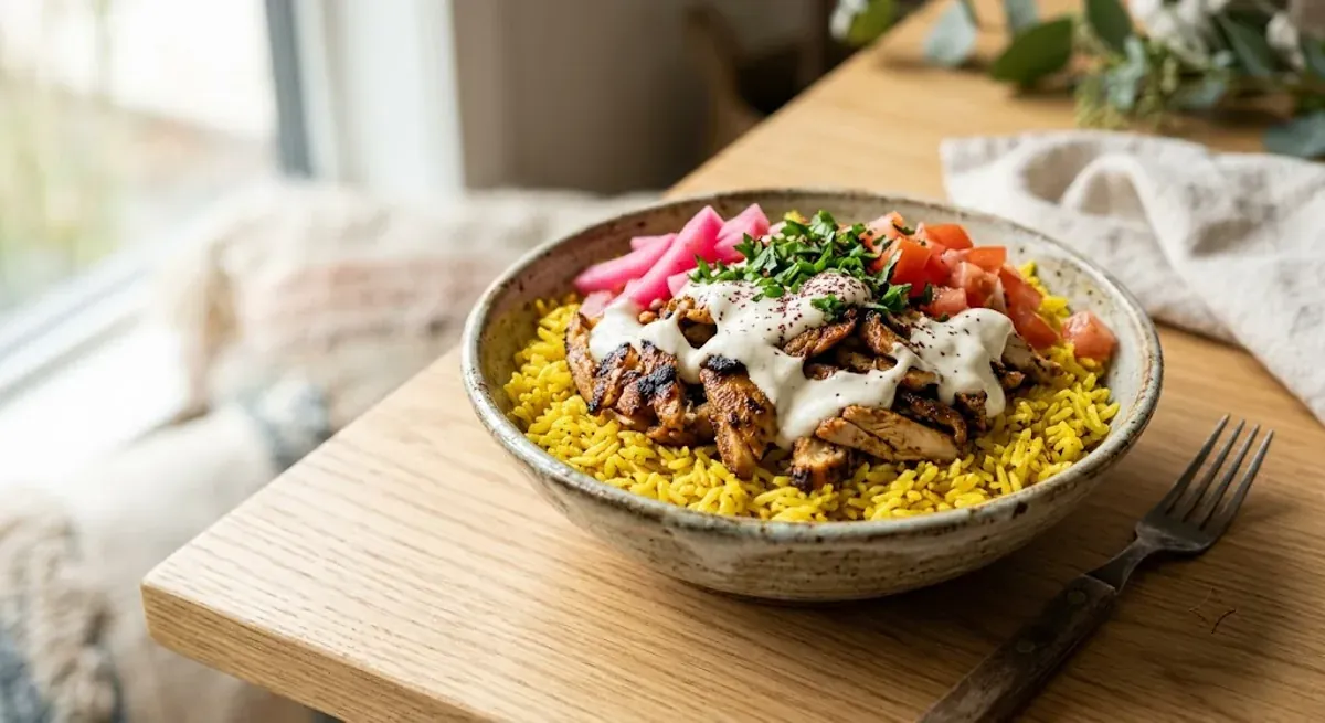 Chicken Shawarma Rice Bowl