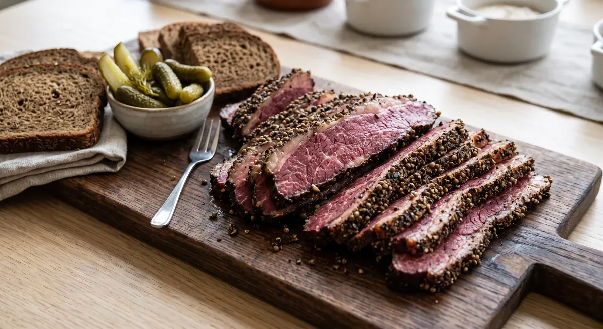 Peppered Pastrami — halal catering in Los Angeles · Carthage Kitchen