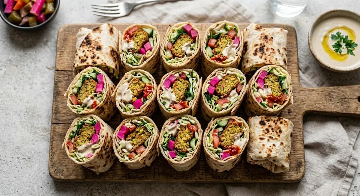 Falafel Wrap — halal catering in Los Angeles · Carthage Kitchen