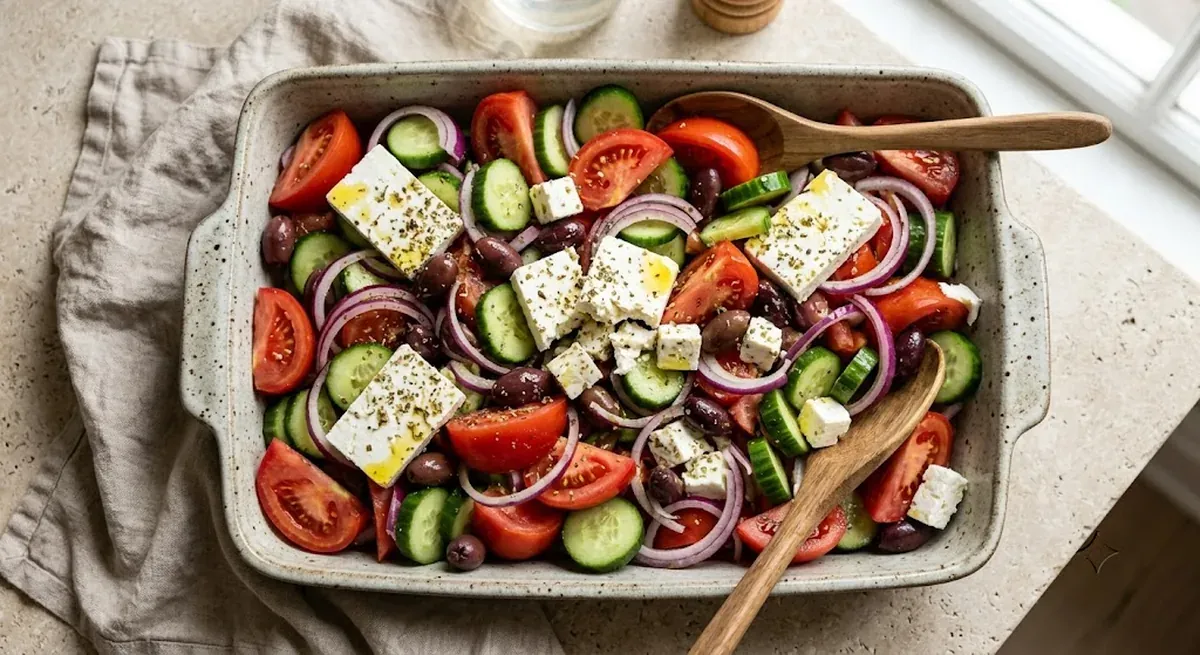 Greek Salad — halal catering in Los Angeles · Carthage Kitchen