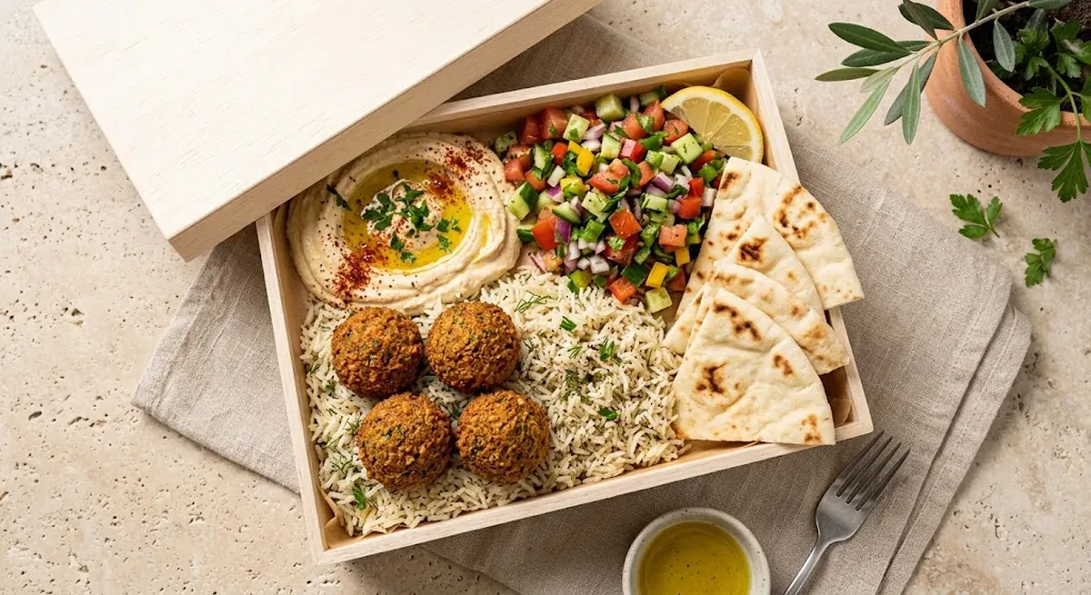 Vegetarian Mediterranean Meal