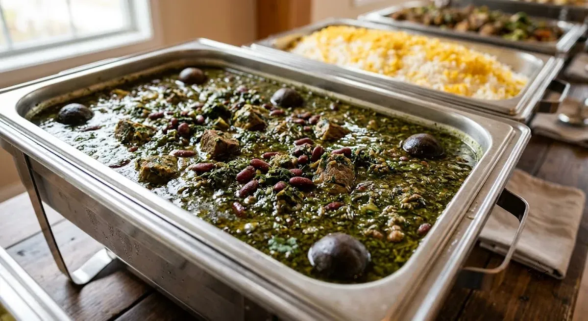 Ghormeh Sabzi — halal catering in Los Angeles · Carthage Kitchen