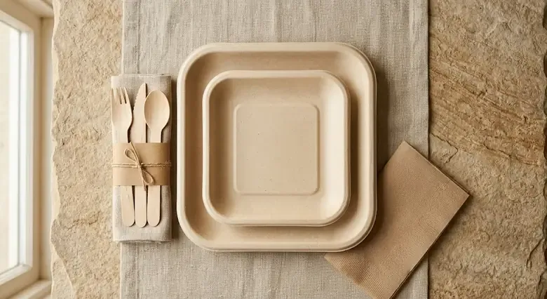 Plates, Cutlery & Napkins