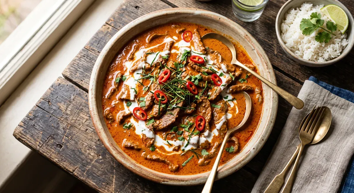 Panang Beef Curry — halal catering in Los Angeles · Carthage Kitchen